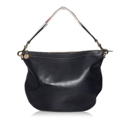 Gucci Web Leather Hobo Bag