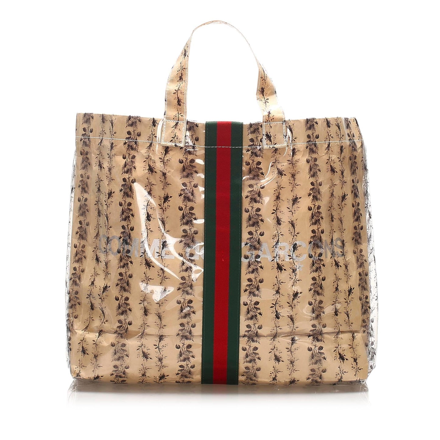 Gucci Web Vinyl Tote Bag