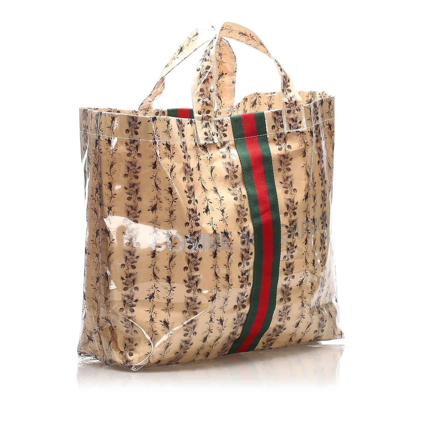 Gucci Web Vinyl Tote Bag