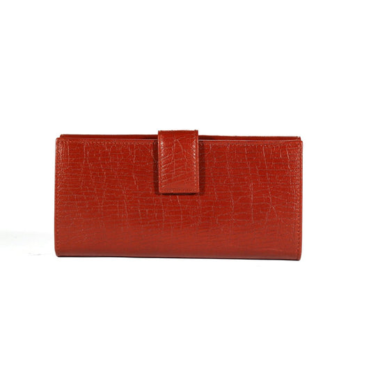 Gucci Women Burgundy Texture Calf-Skin leather Wallet (GGWAL3000)