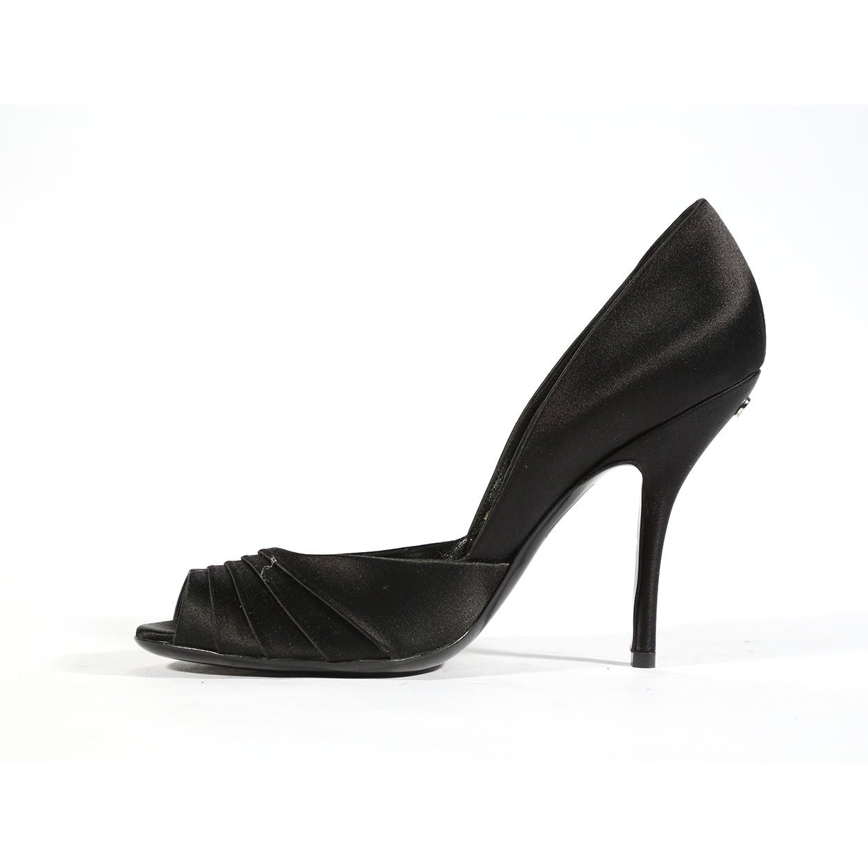 Gucci Women's Designer Shoes Classic Dressy Black Satin Pumps (GGW1563)