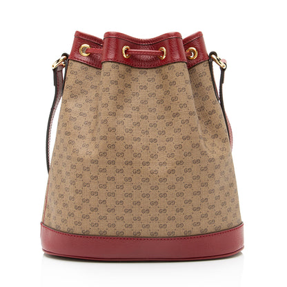 Gucci x Doraemon Micro GG Canvas Mini Bucket Bag