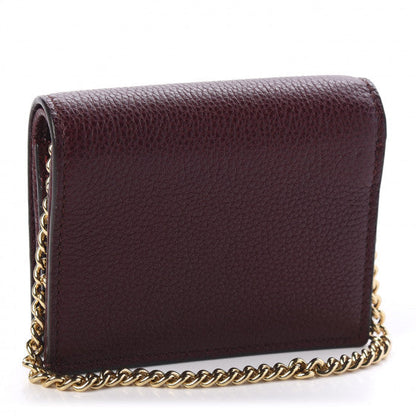 GUCCI Calfskin Zumi Chain Wallet