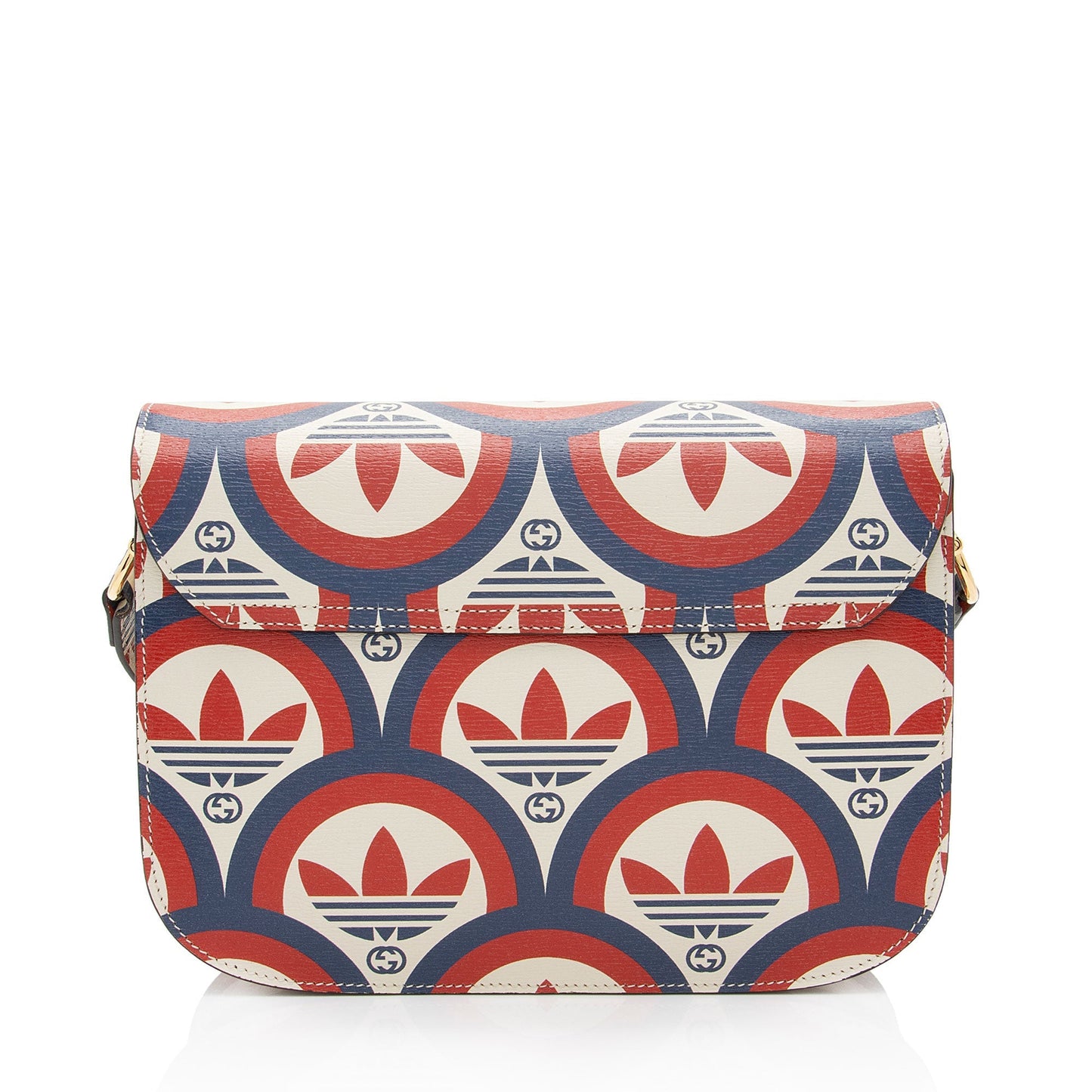 Gucci x Adidas Calfskin Interlocking G Horsebit 1955 Small Shoulder Bag