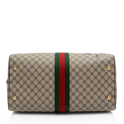 Gucci x Balenciaga GG Supreme The Hacker Project Graffiti Duffle Bag (SHF-qGpKTv)