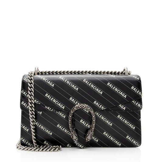 Gucci x Balenciaga Leather Dionysus The Hacker Project Small Shoulder Bag (SHF-qNmspE)