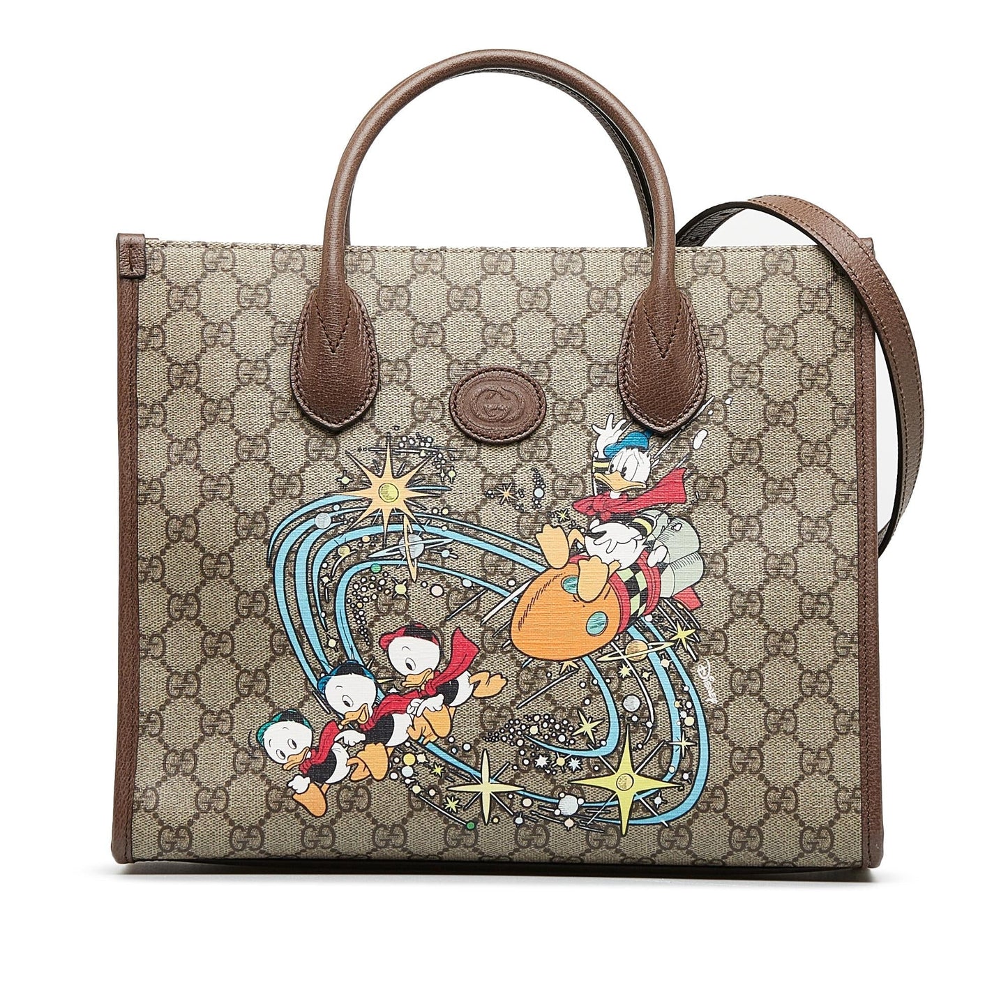 Gucci x Disney GG Supreme Donald Duck Tote (SHG-mJ8LfU)