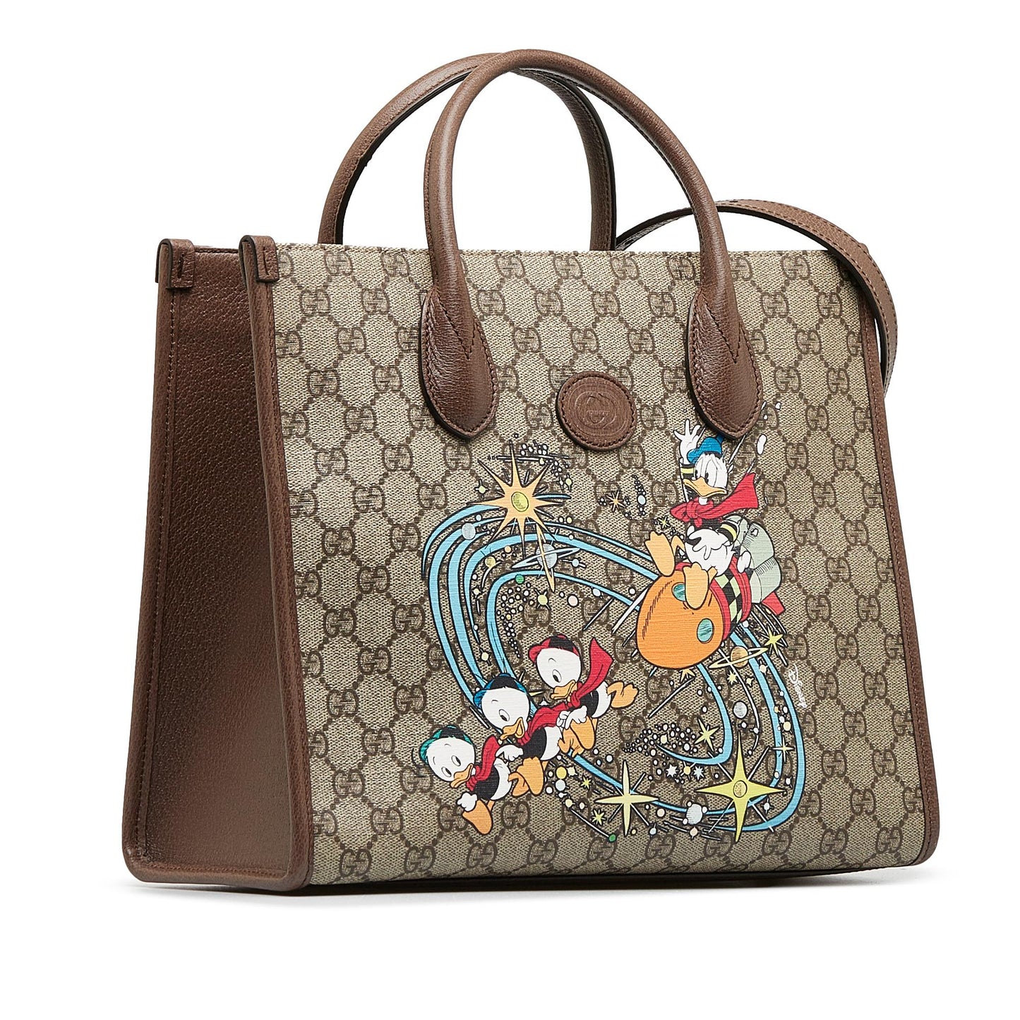 Gucci x Disney GG Supreme Donald Duck Tote (SHG-mJ8LfU)