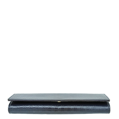 Gucci Purple GG Micro Guccissima Broadway Small Clutch