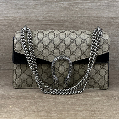 Gucci DIonysus GG Monogram Supreme Canvas (Small) - Black