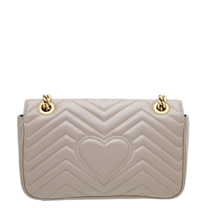 Gucci Dusty Pink GG Marmont Matelassé Small Bag