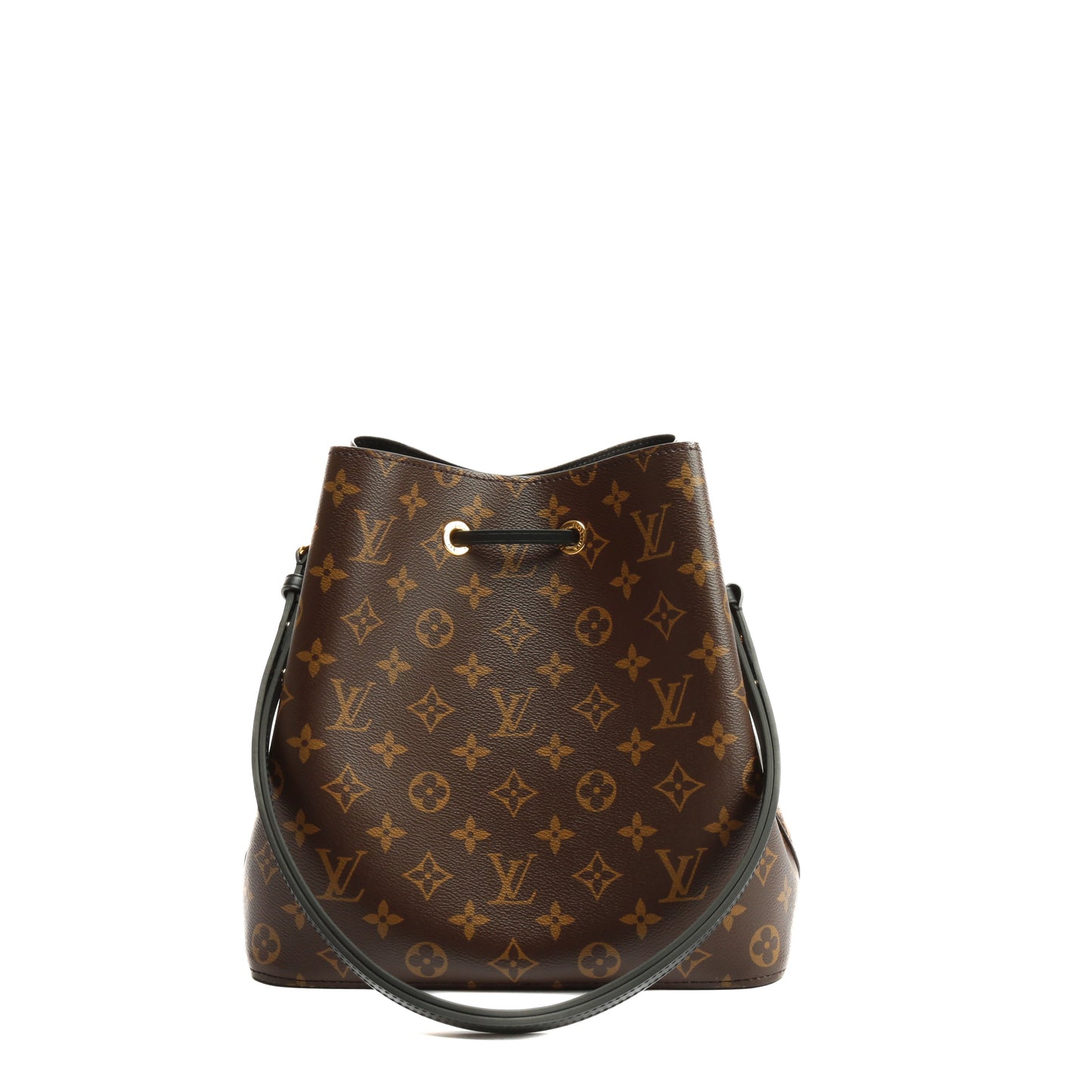 LOUIS VUITTON NéoNoé MM Monogram w/Blk Trim