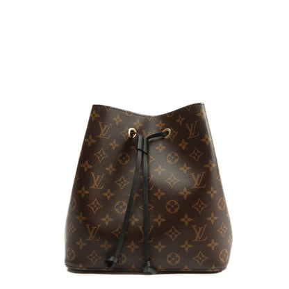LOUIS VUITTON NéoNoé MM Monogram w/Blk Trim