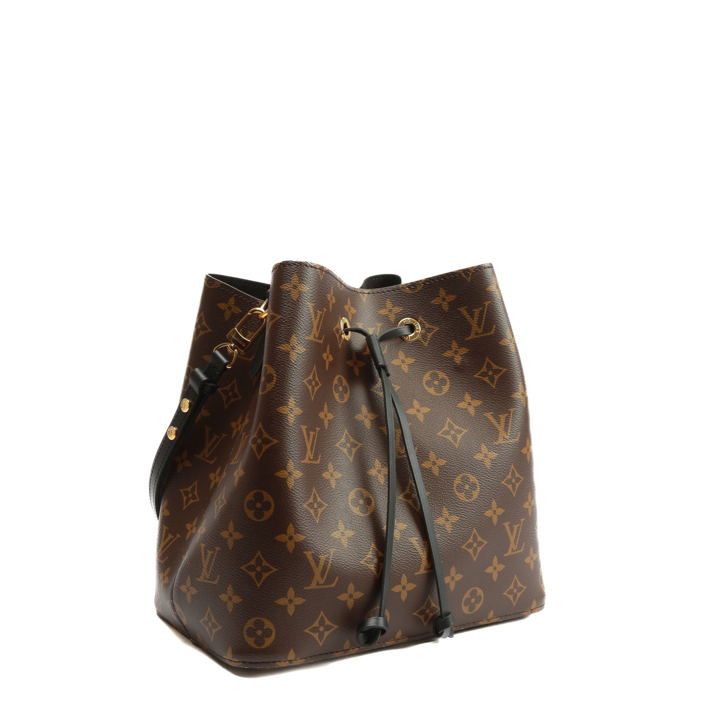 LOUIS VUITTON NéoNoé MM Monogram w/Blk Trim