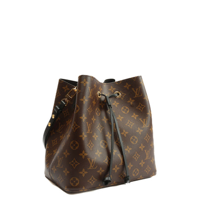 LOUIS VUITTON NéoNoé MM Monogram w/Blk Trim
