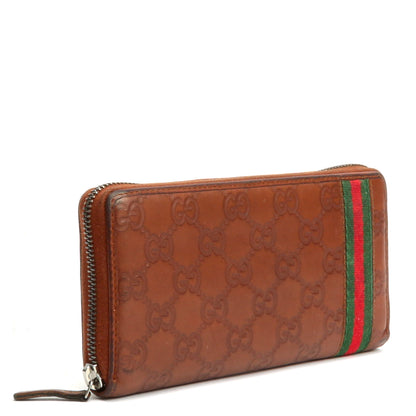 GUCCI Guccissima Zip Around Wallet - OUTLET FINAL SALE