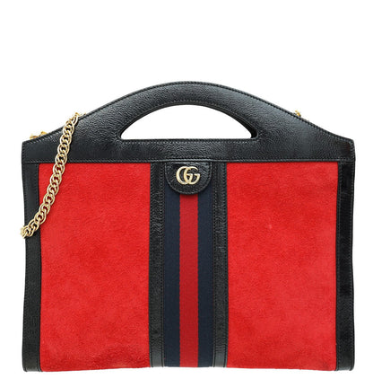 Gucci Bicolor Ophidia Slip Handle Tote Bag