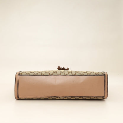 Gucci Beige GG Guccissima Emily Large Shoulder Bag