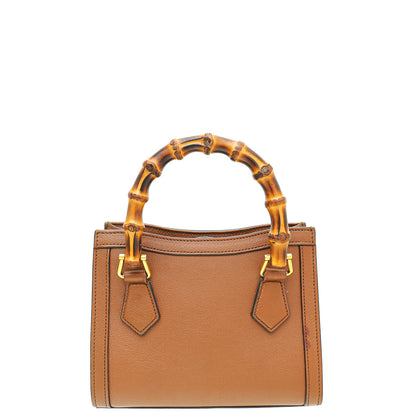 Gucci Brown Diana Tote Mini Bag
