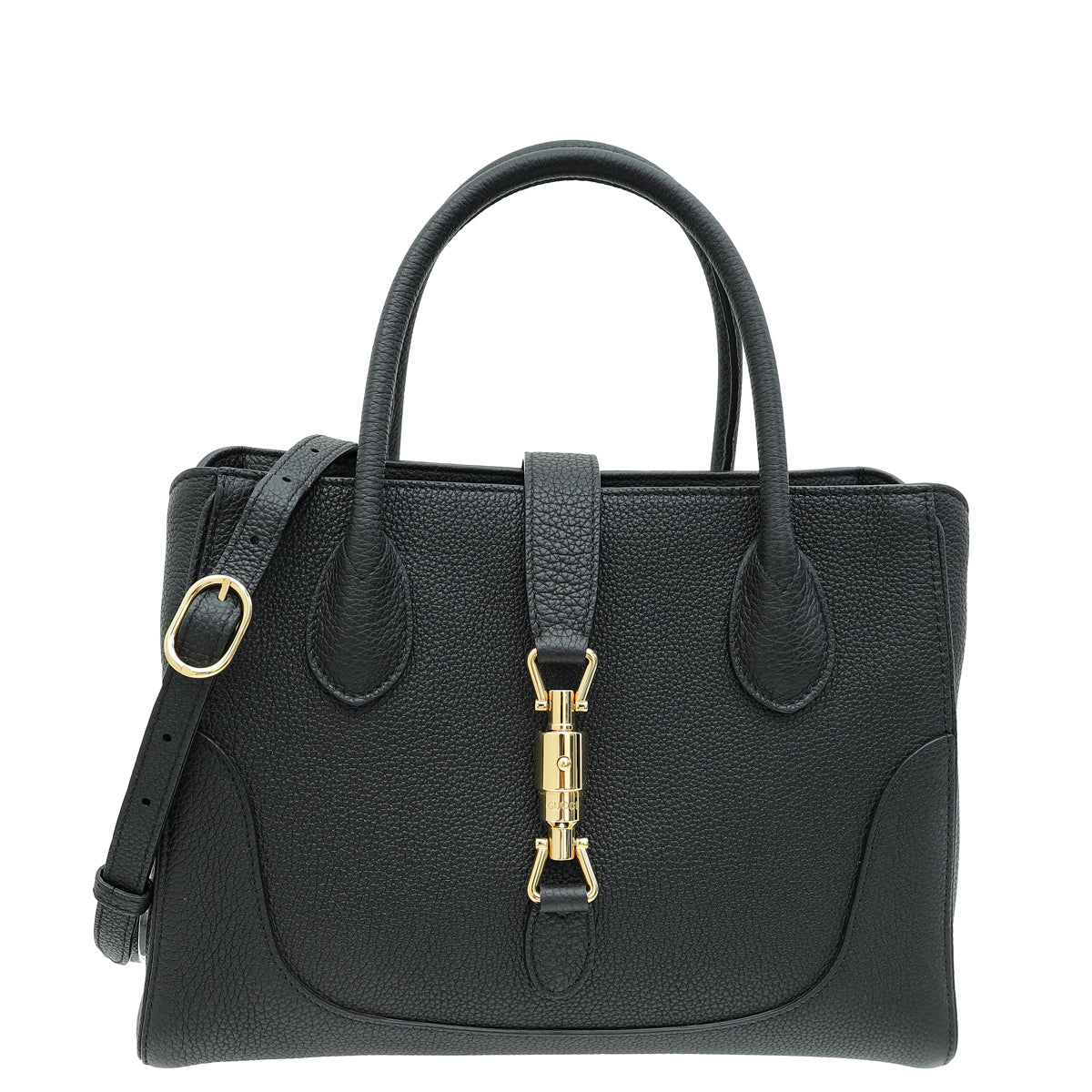 Gucci Black Jackie 1961 Small Shopping Tote Bag