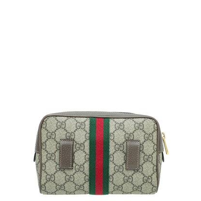 Gucci Bicolor GG Supreme Web Small Ophidia Belt Bag