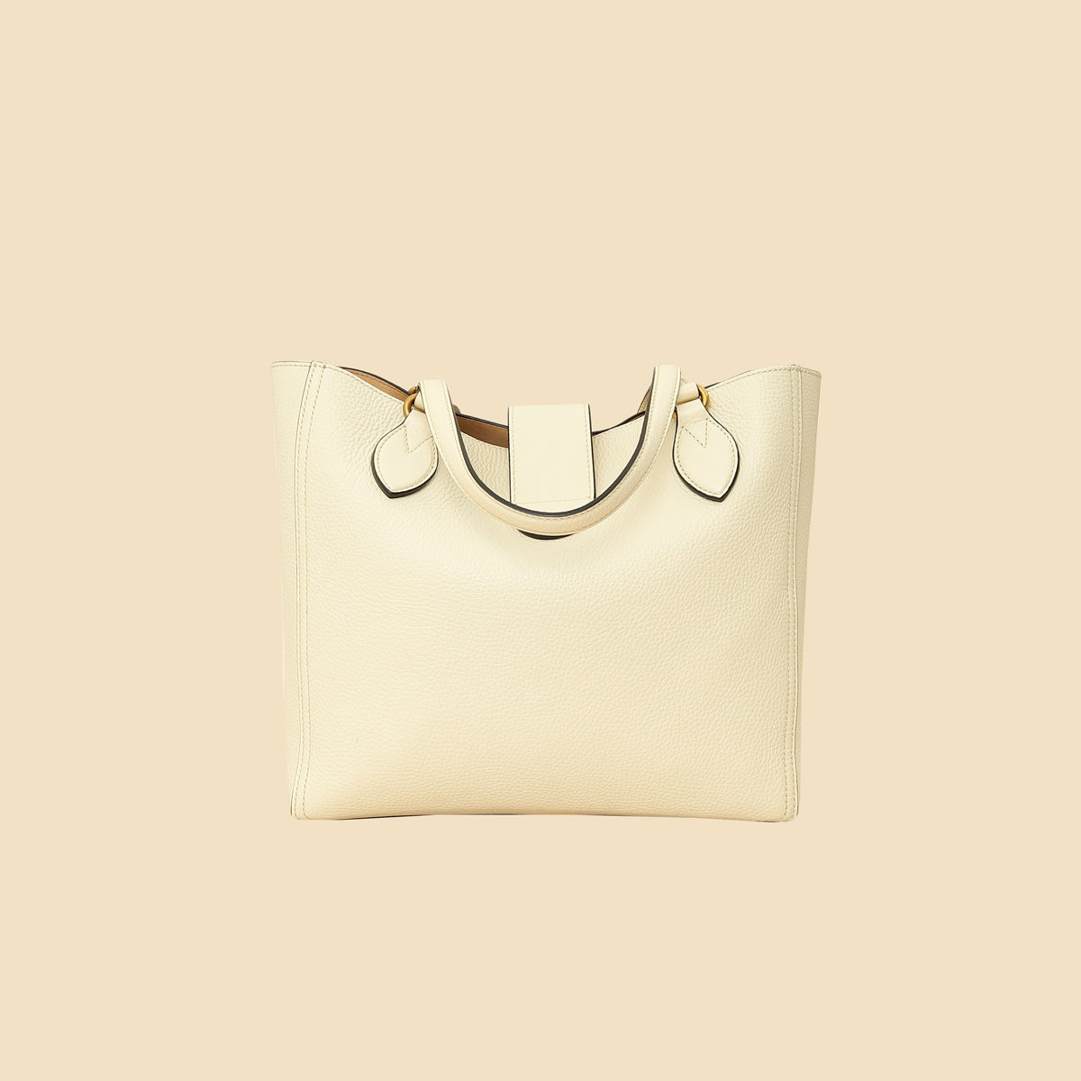 Gucci Ivory GG Dahlia Tote Bag