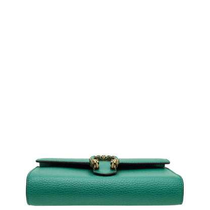 Gucci Green Crystal Dionysus Mini Chain Bag