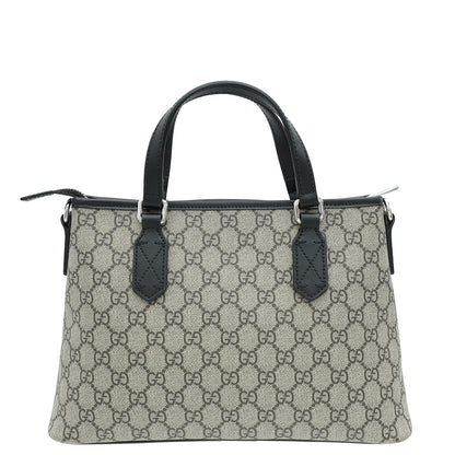 Gucci Bicolor GG Supreme Convertible Zip Tote Bag