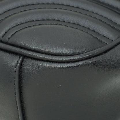 Gucci Black GG Marmont Matelasse Small Shoulder Bag