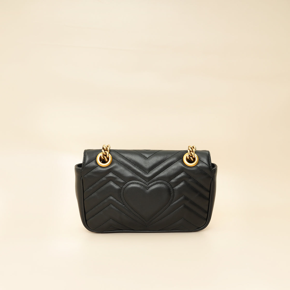 Gucci Black GG Marmont Mini Shoulder Bag