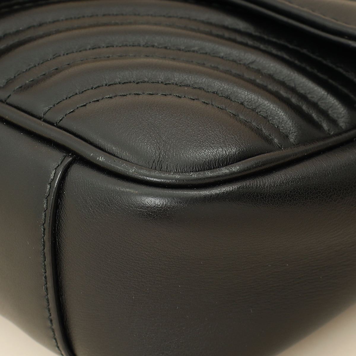 Gucci Black GG Marmont Mini Shoulder Bag