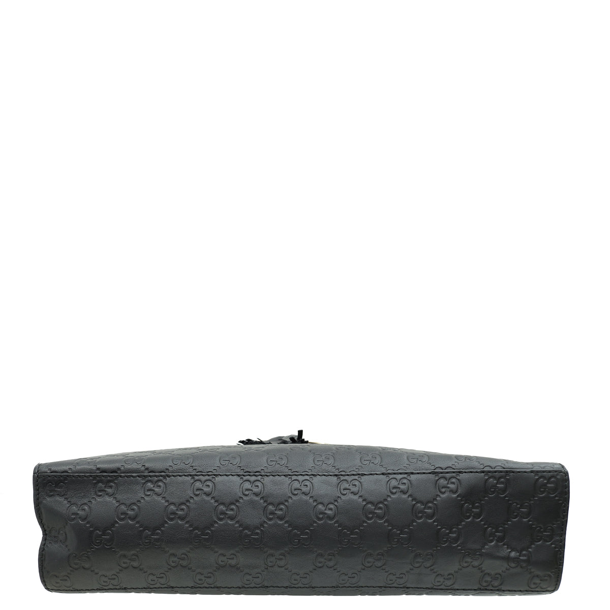 Gucci Black GG Guccissima Emily Large Shoulder Bag