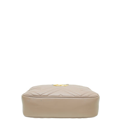 Gucci Dusty Pink GG Marmont Small Camera Shoulder Bag