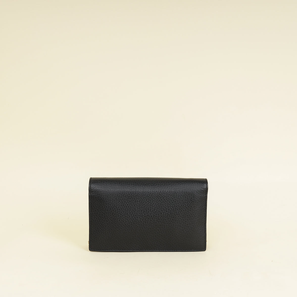 Gucci Black Interlocking G Wallet on Chain