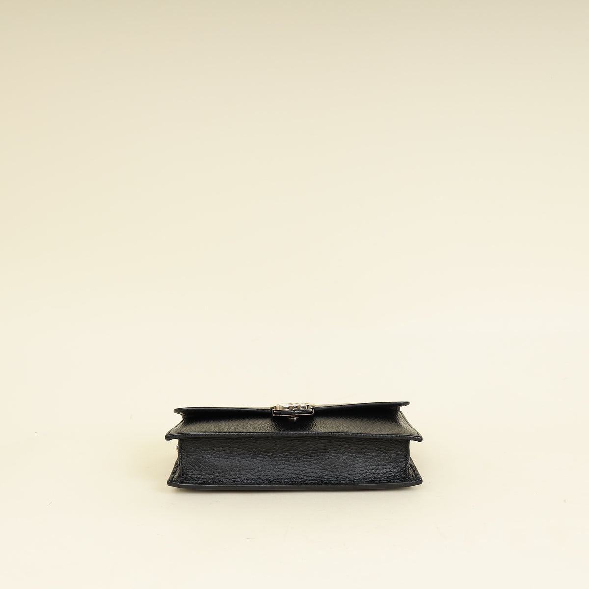 Gucci Black Interlocking G Wallet on Chain