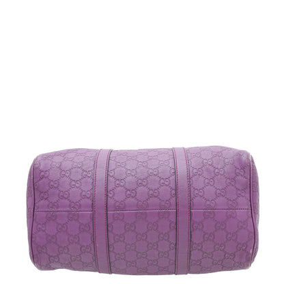 Gucci Purple GG Guccissima Joy Boston Medium Bag