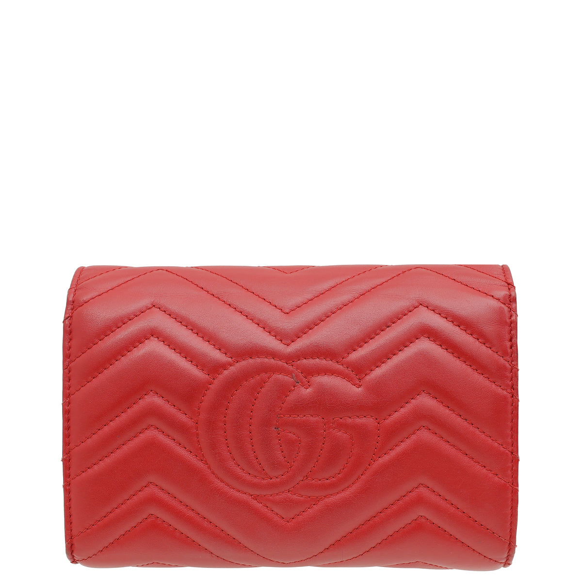 Gucci Red GG Marmont Super Mini Bag