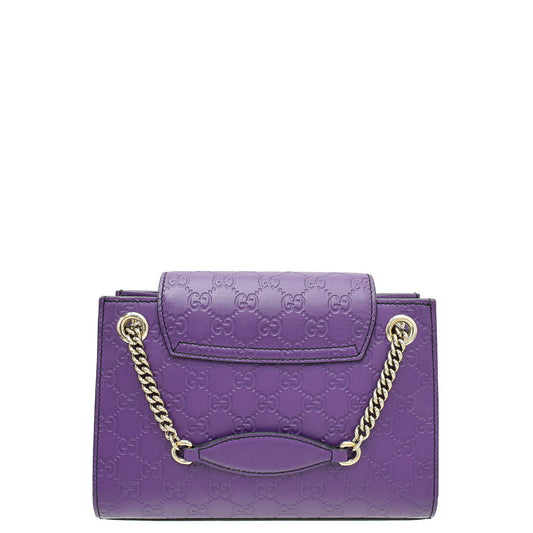 Gucci Violet Guccissima Emily Small Chain Bag