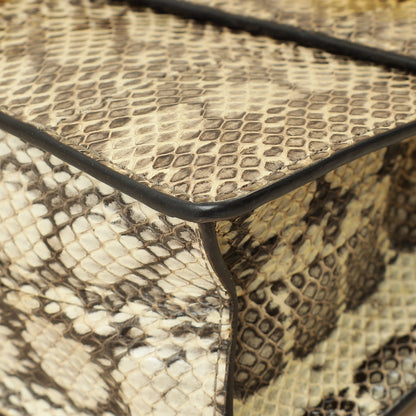 Gucci Bicolor Python Sylvie Small Shoulder Bag