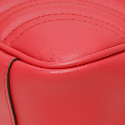 Gucci Red GG Marmont Small Shoulder Bag