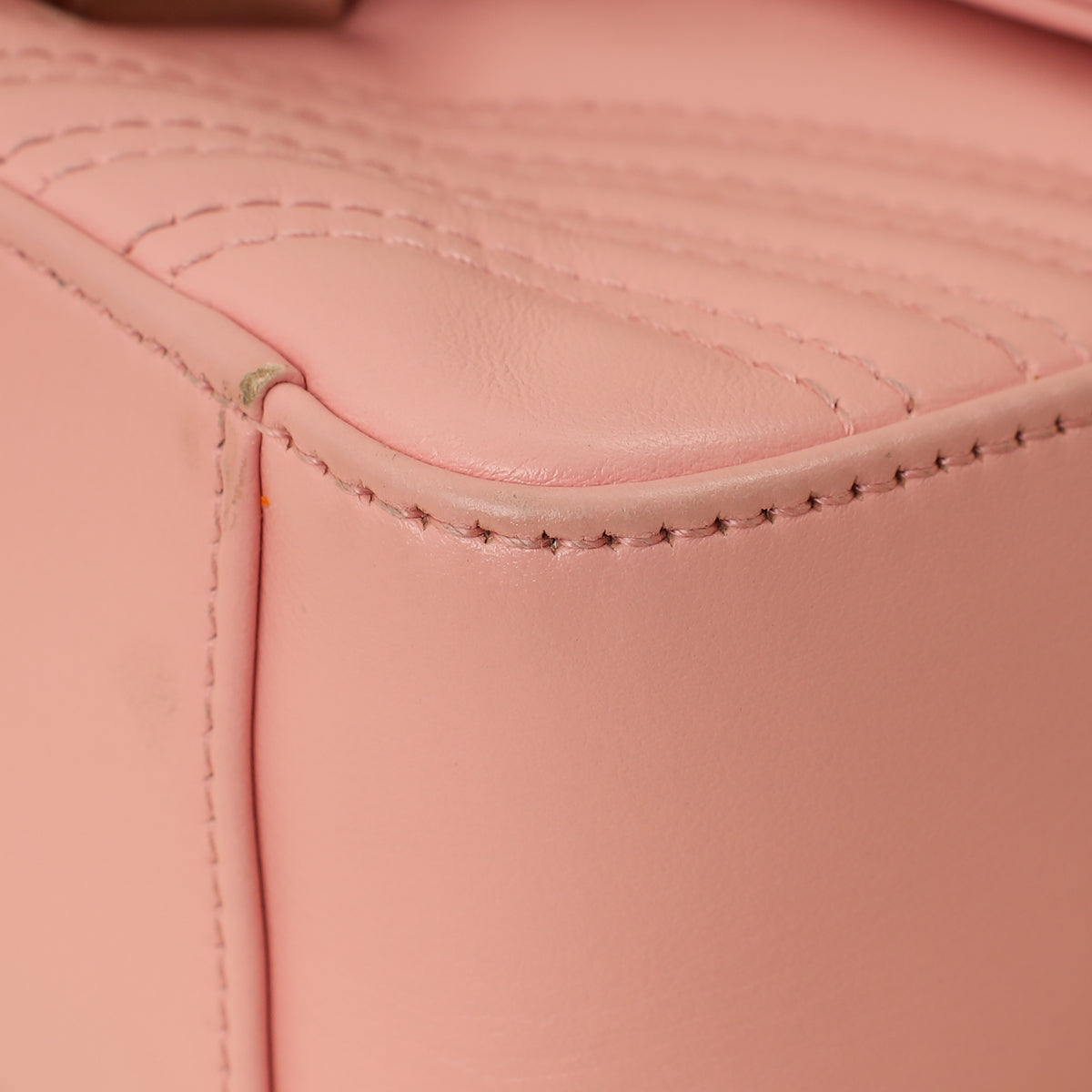 Gucci Pink GG Marmont Top Handle Small Bag