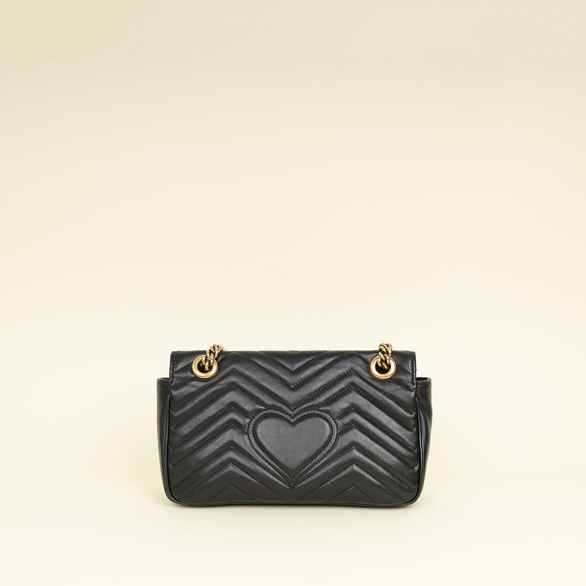 Gucci Black GG Marmont Medium Shoulder Bag