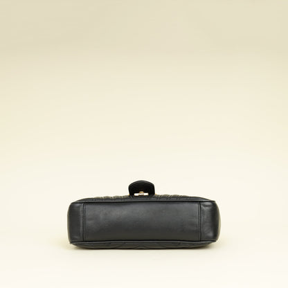 Gucci Black GG Marmont Medium Shoulder Bag