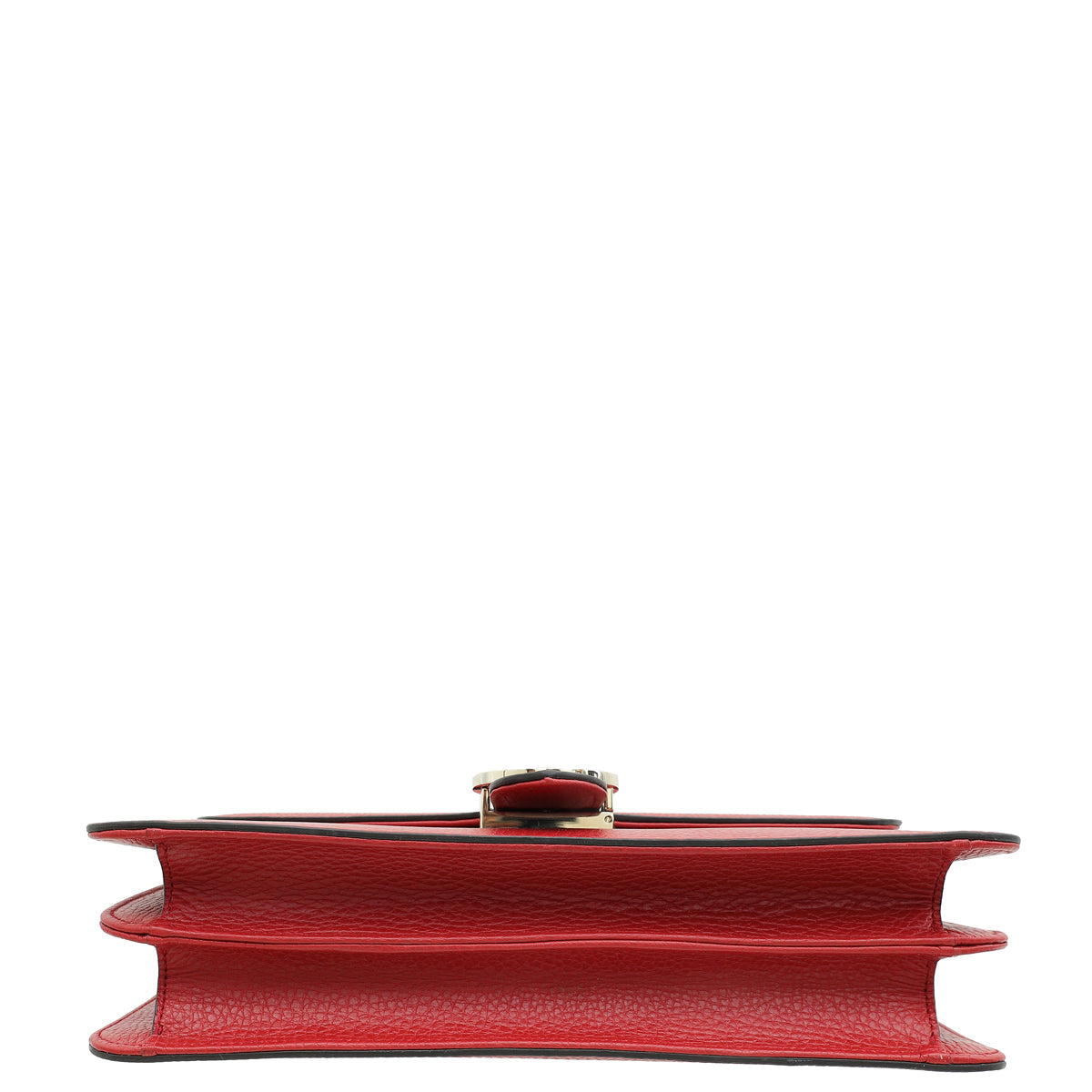 Gucci Red Interlocking G Flap Medium Shoulder Bag