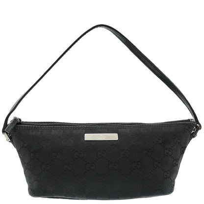 Gucci Black GG Pouch Accessories Bag