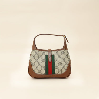 Gucci Bicolor GG Supreme Jackie 1961 Mini Bag