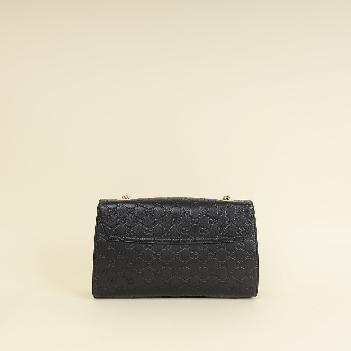 Gucci Balck Guccissima Emily Medium Shoulder Bag