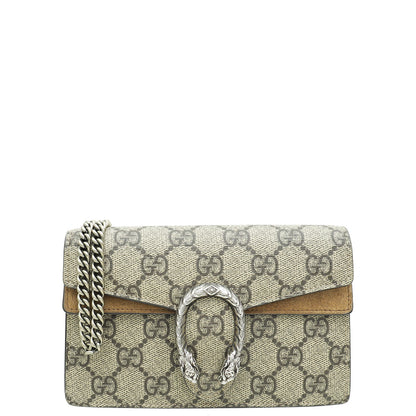 Gucci Bicolor GG Supreme Super Mini Dionysus Bag
