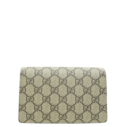 Gucci Bicolor GG Supreme Super Mini Dionysus Bag