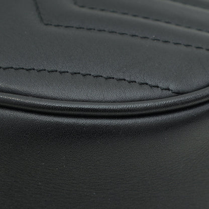 Gucci Black GG Marmont Small Belt Bag